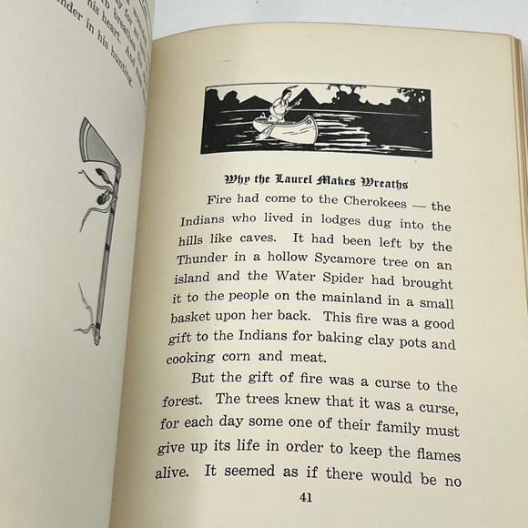 Stories From an Indian Cave Carolyn Sherwin Bailey 1939 Illustrated FREESHIPPING - Picture 5 of 9